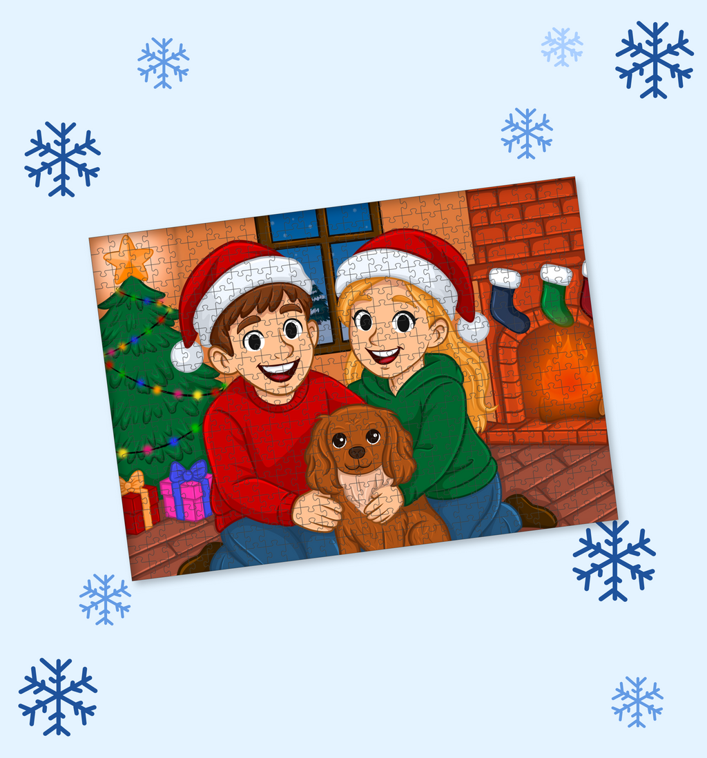 Świąteczne puzzle M&M