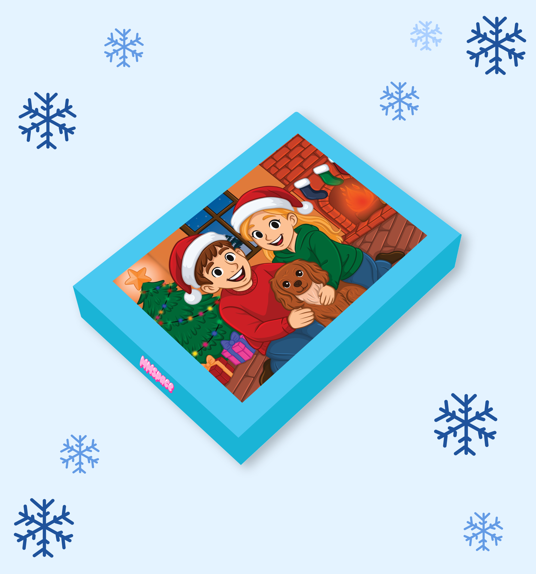 Świąteczne puzzle M&M